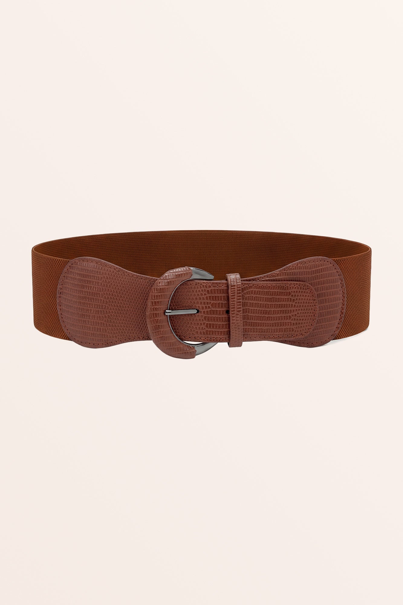 PU Buckle Waist Belt - Brown BlackButterfly PU Buckle Waist Belt - Brown BlackButterfly