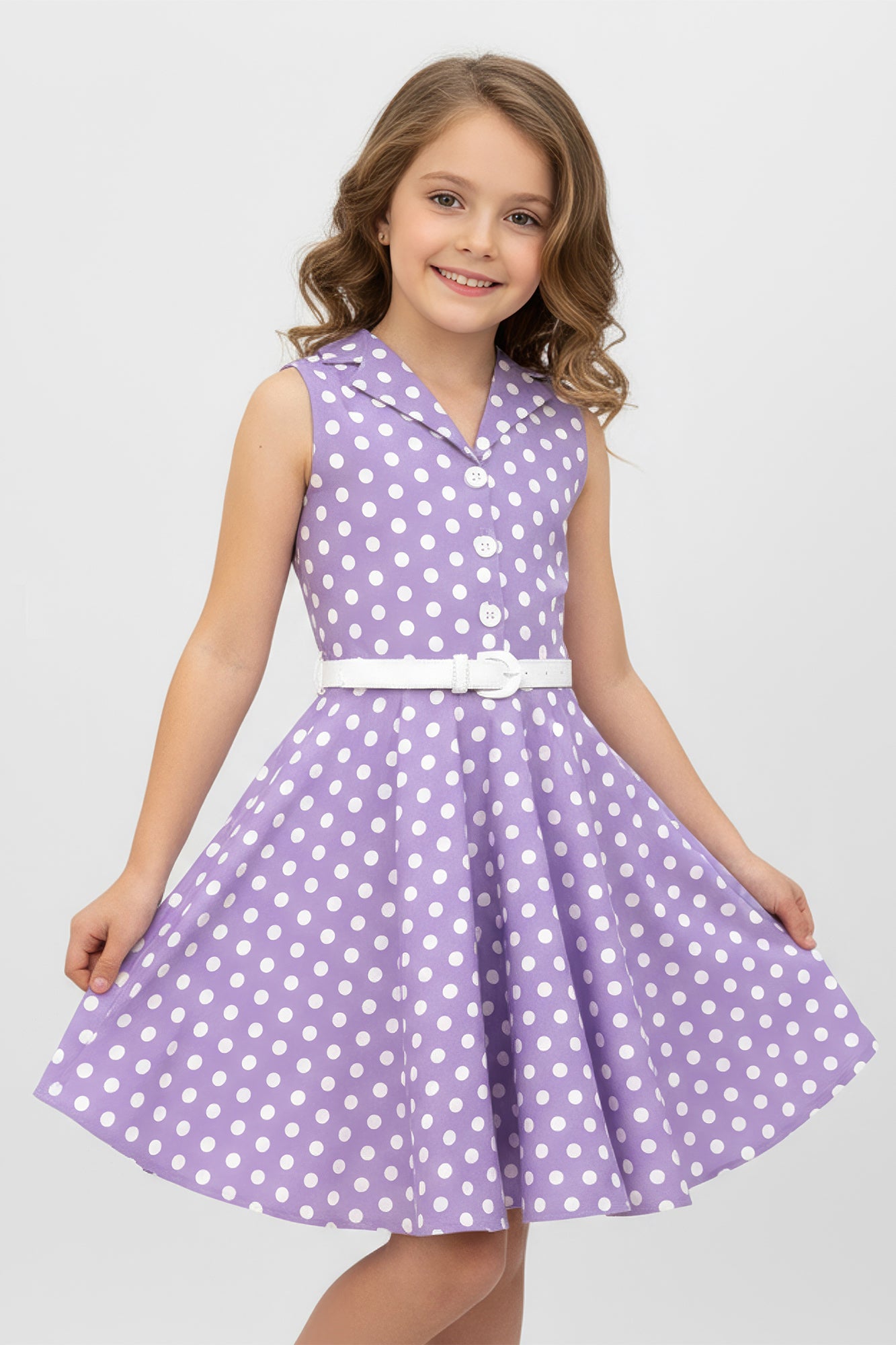 Kids Holly Polka Dot Dress