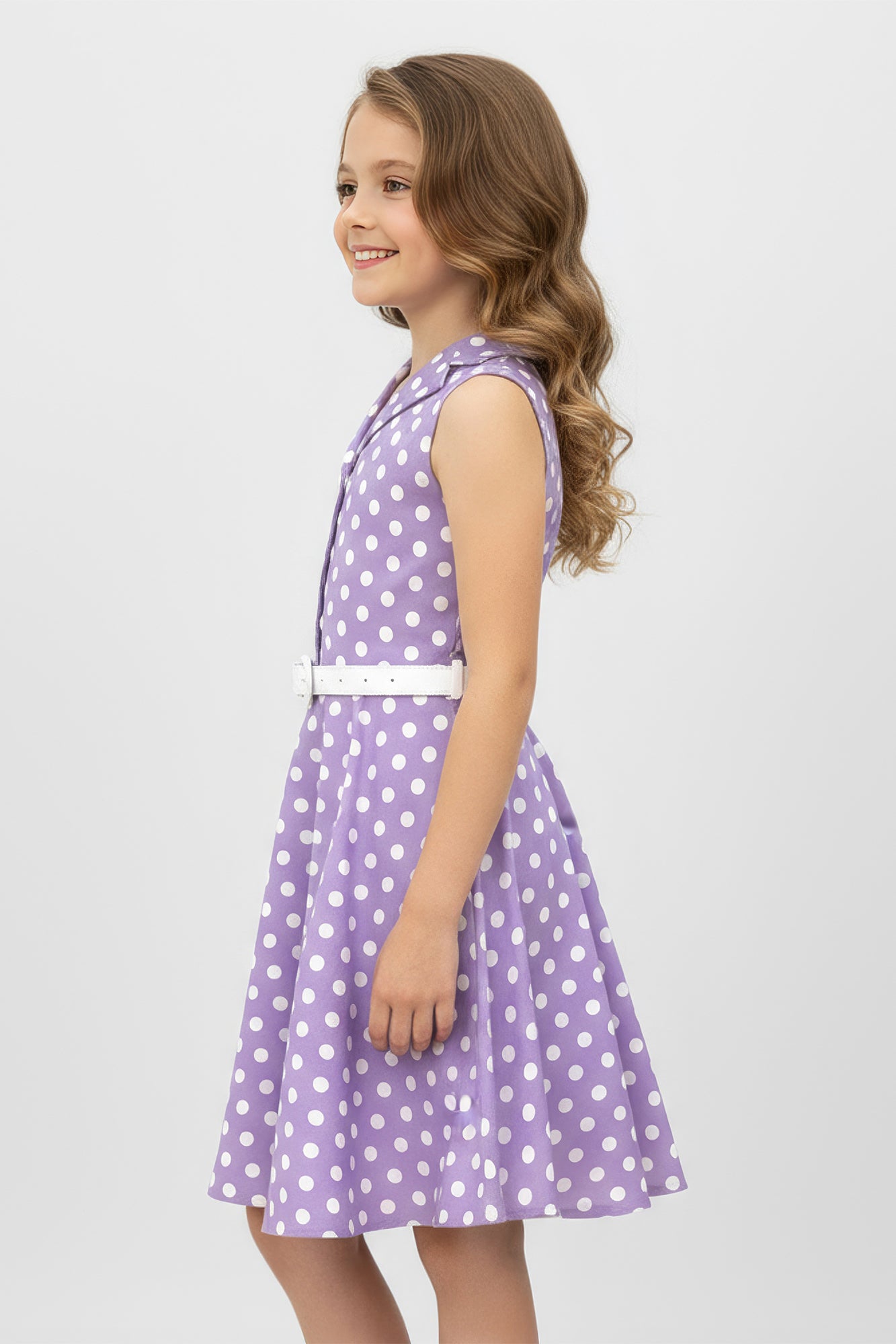 loft purple polka dot dress Kids Holly Polka Dot Dress