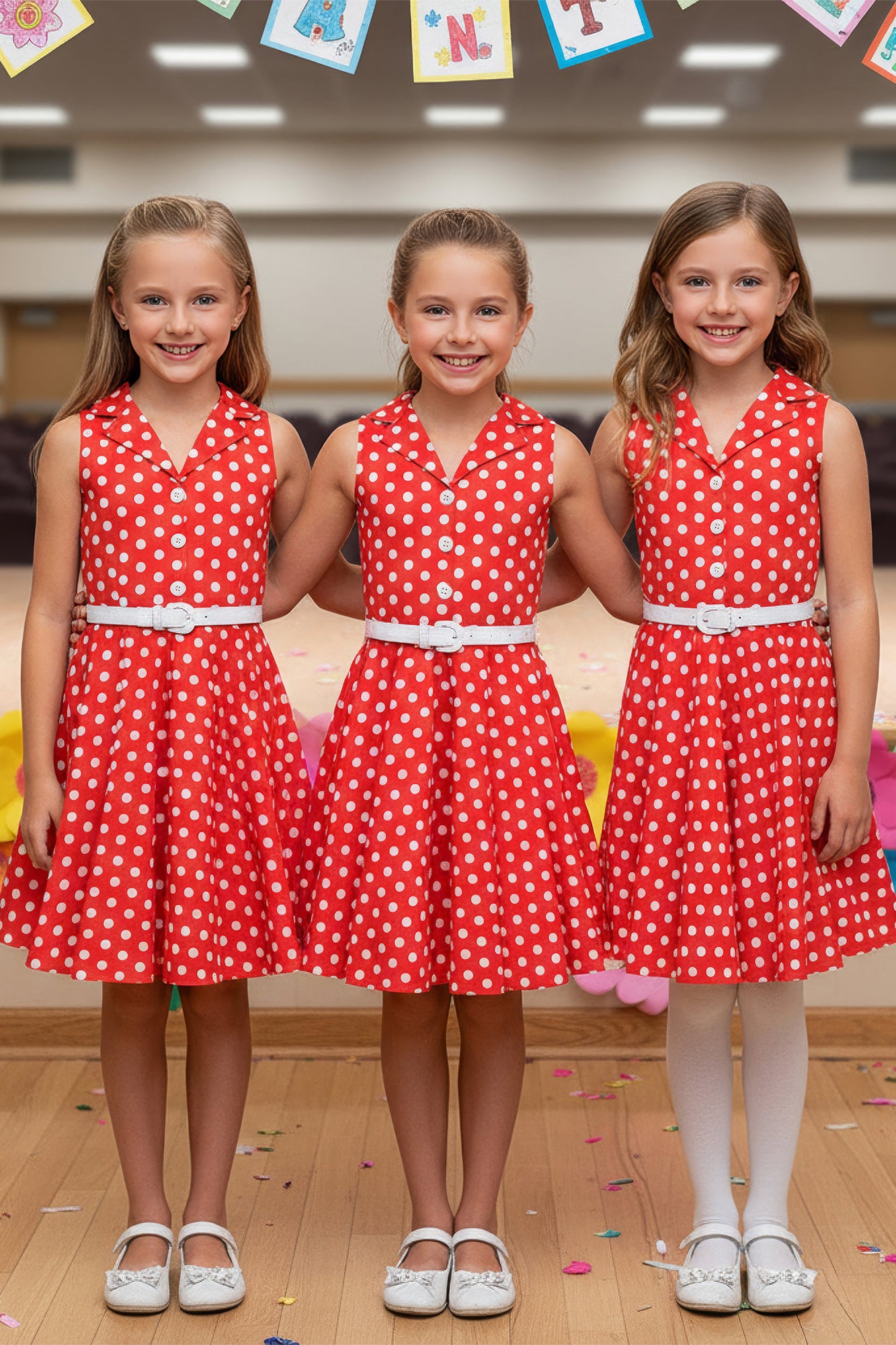 Kids Holly Polka Dot Dress