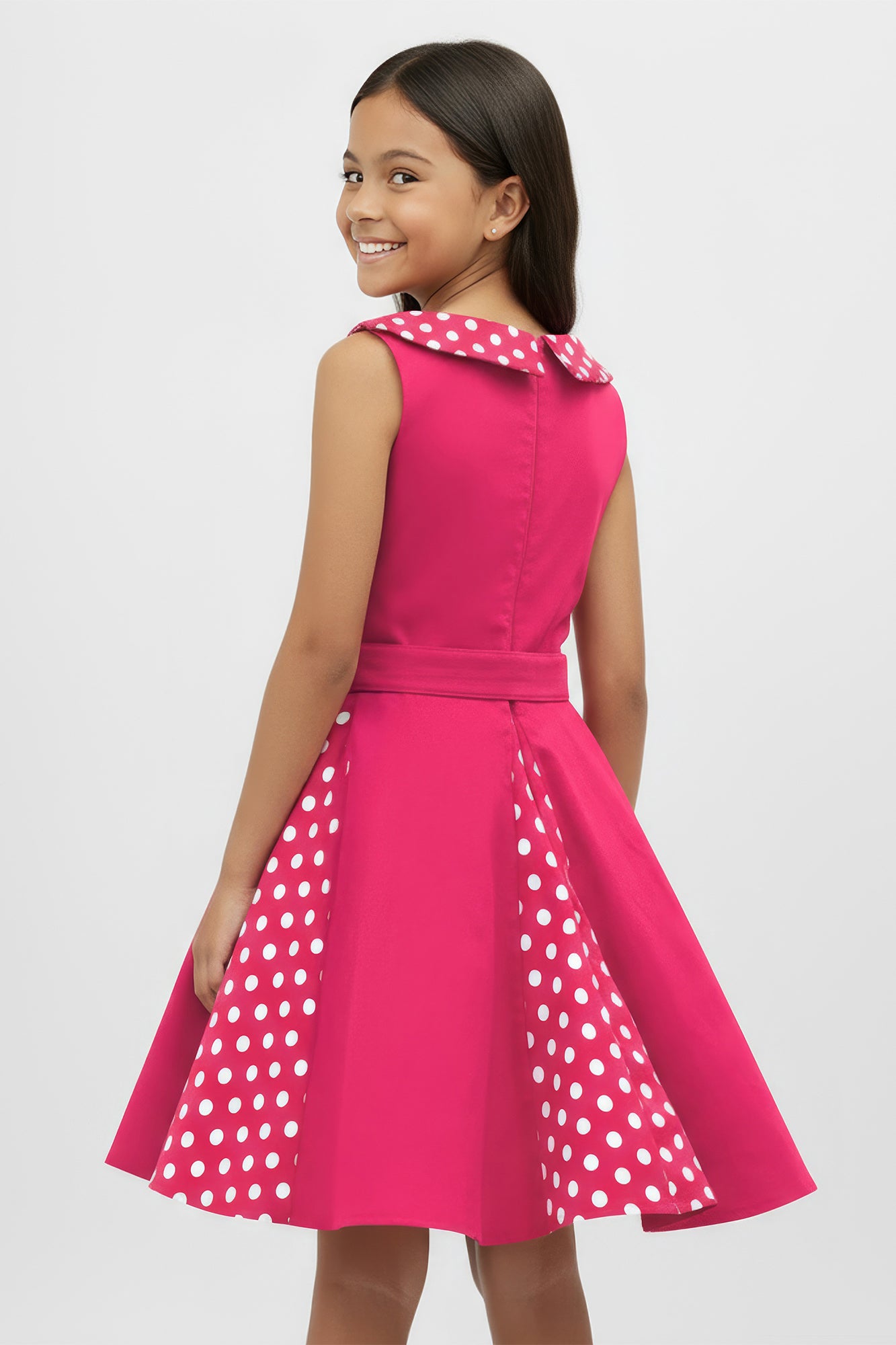 pink polka dot dress amazon PrettyLittleThing Women's Polka Dot Satin Plunge Extreme Frill Hem Maxi Dress in Pink