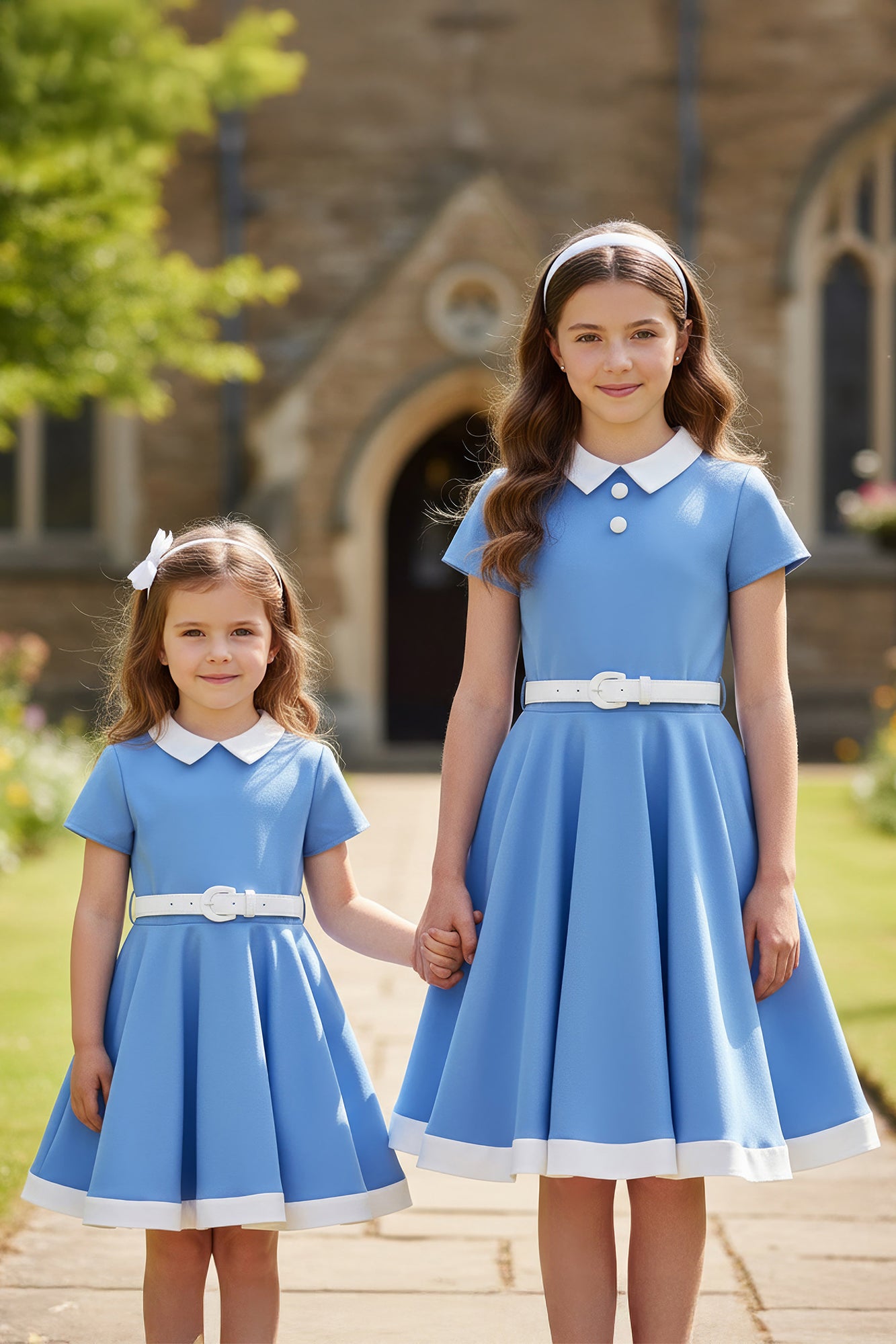 Kids Lucy Clarity Dress - Blue  BlackButterfly
