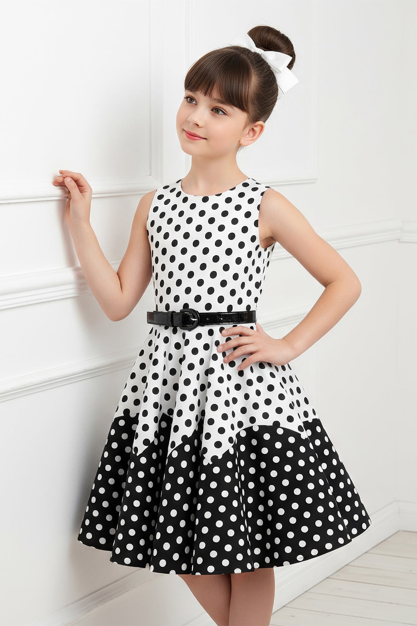 Kids Amy Polka Dot Dress