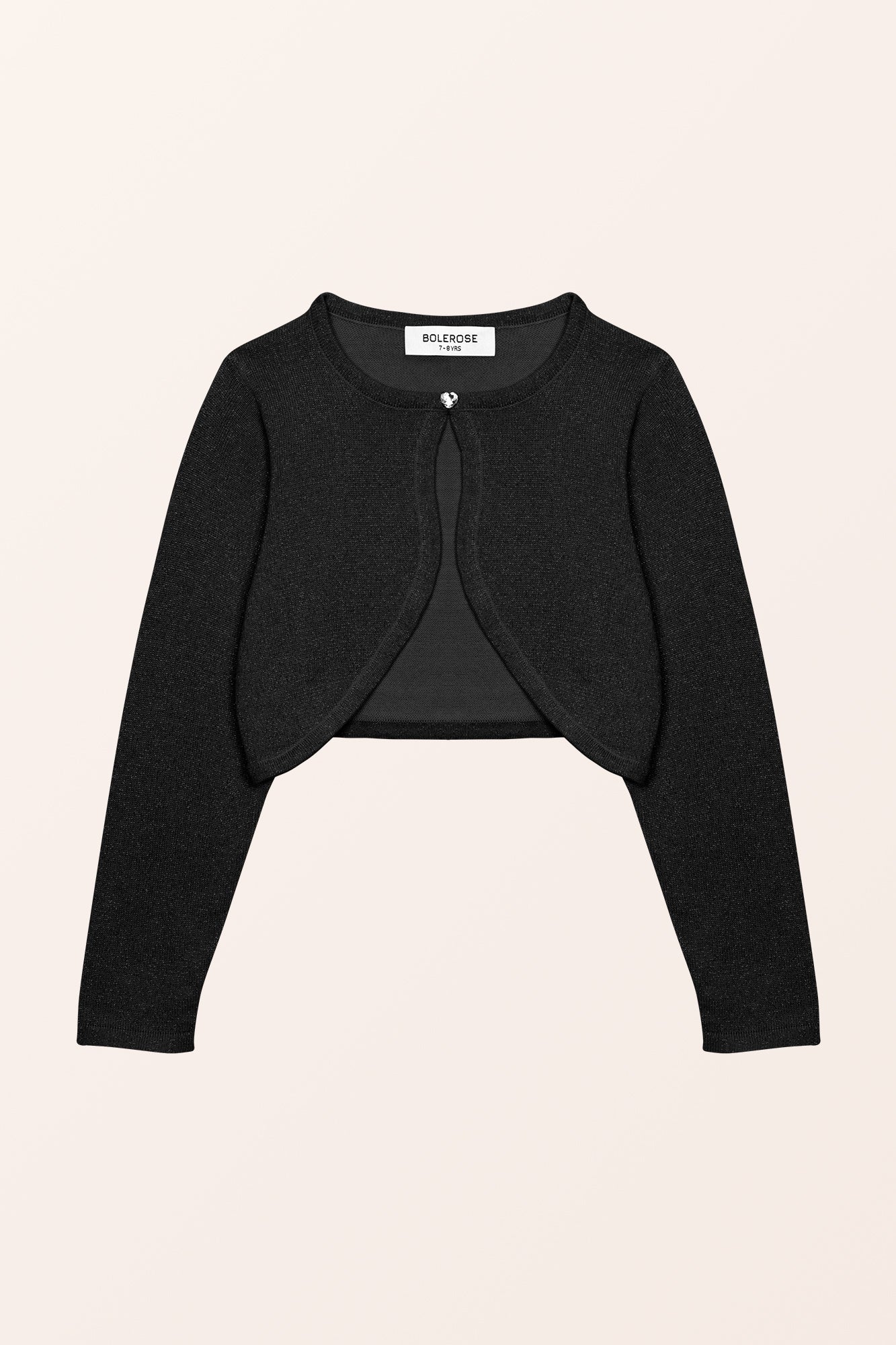 Girls Sparkly Bolero Black – BlackButterfly - Main Image