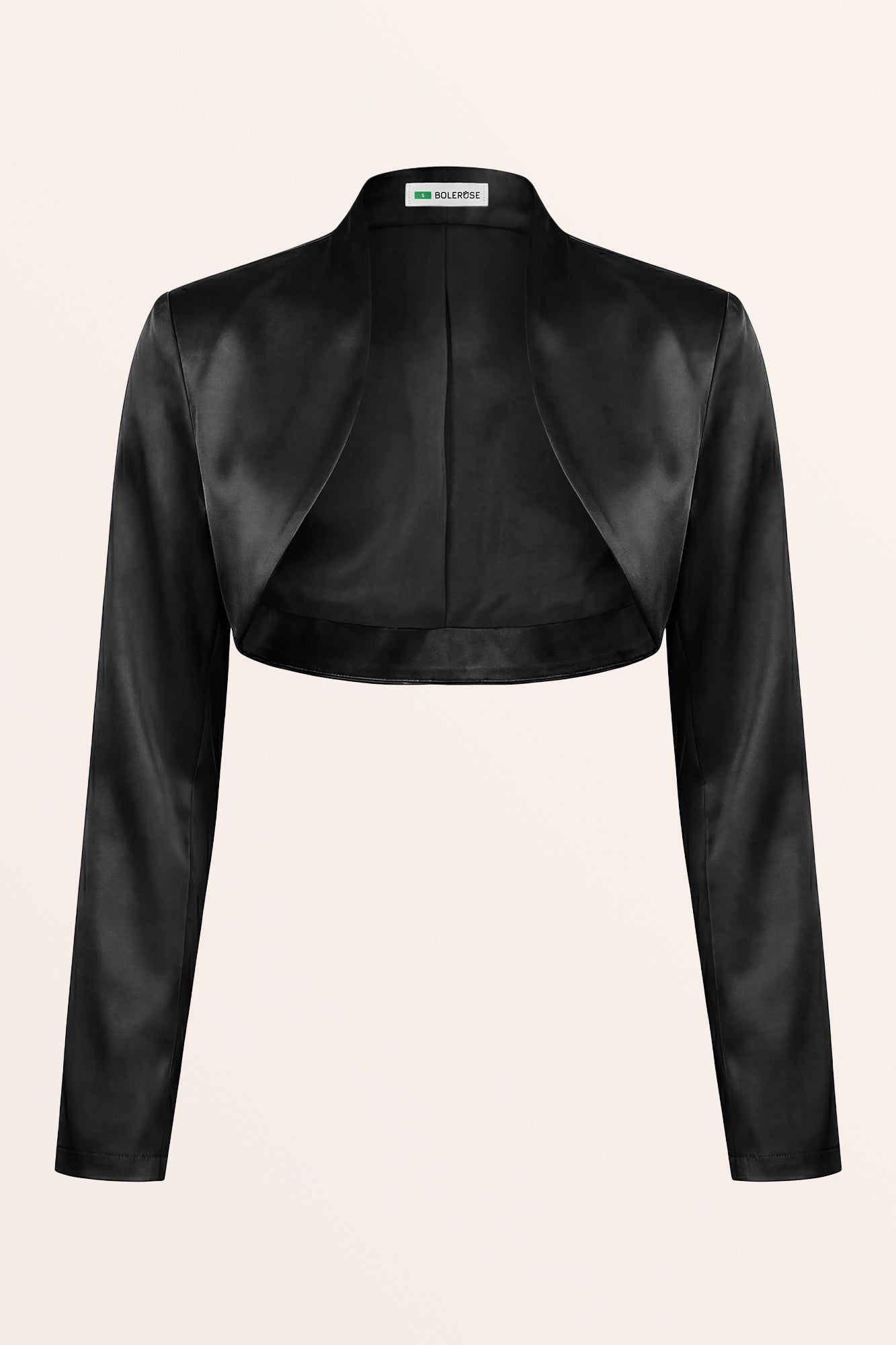 Satin Long Sleeve Bolero - Black – BlackButterfly
