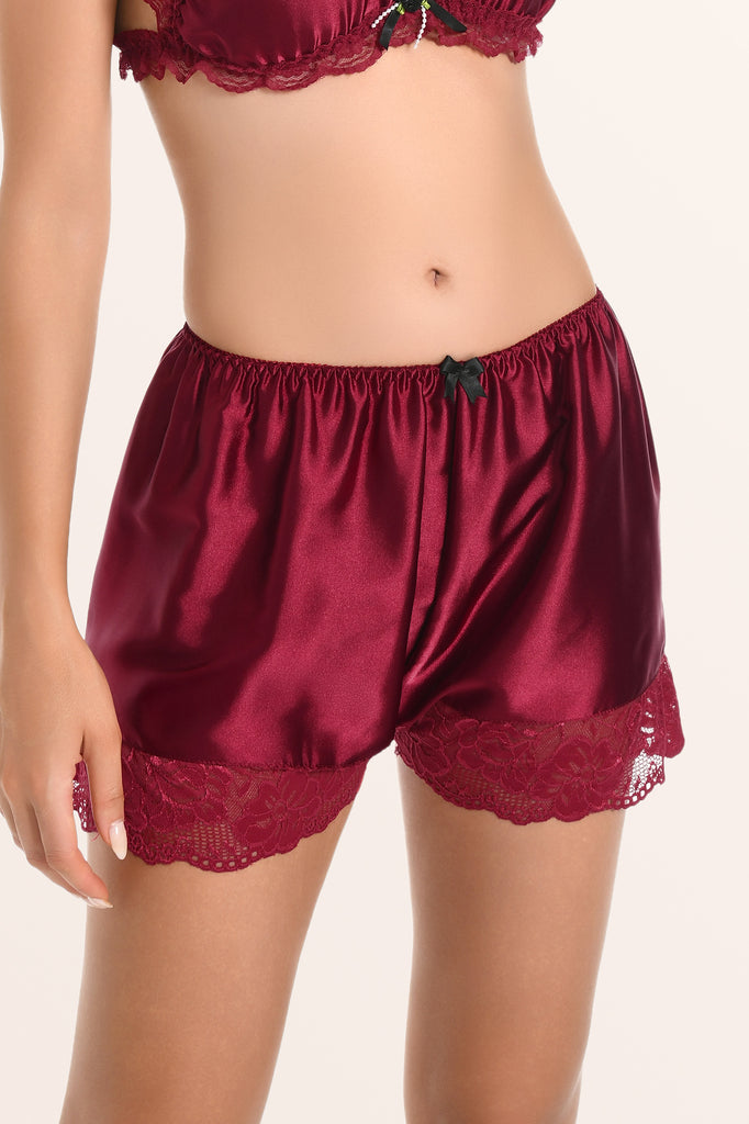 Slip A Vita Alta In Pizzo 'Sans Complexe' - ROSSO - 18.00 - Foto 8