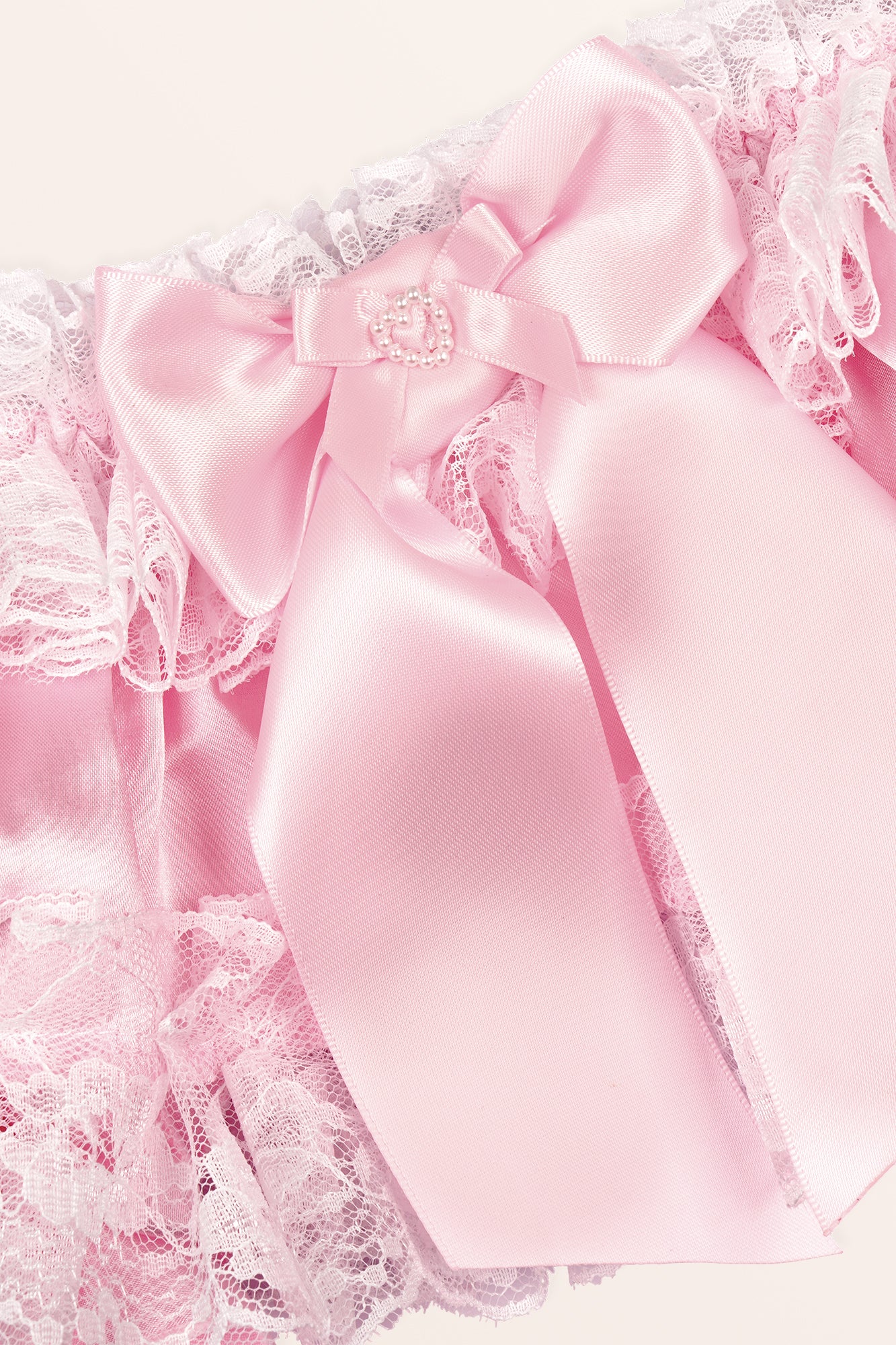 Sissy Satin Suspender Belt - Baby Pink Sissy Satin Suspender Belt - Baby Pink