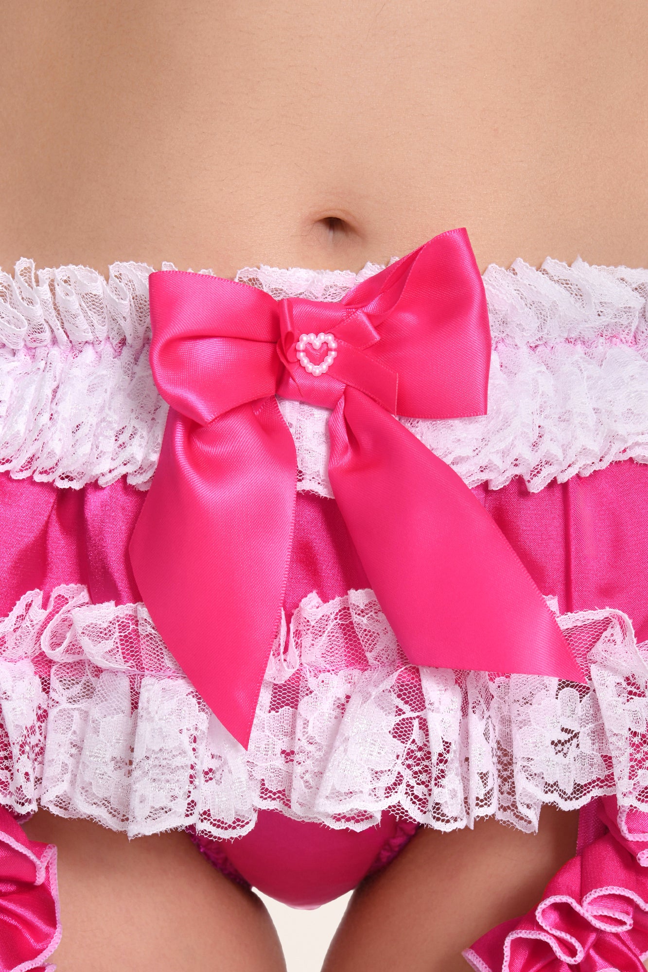 Sissy Satin Suspender Belt