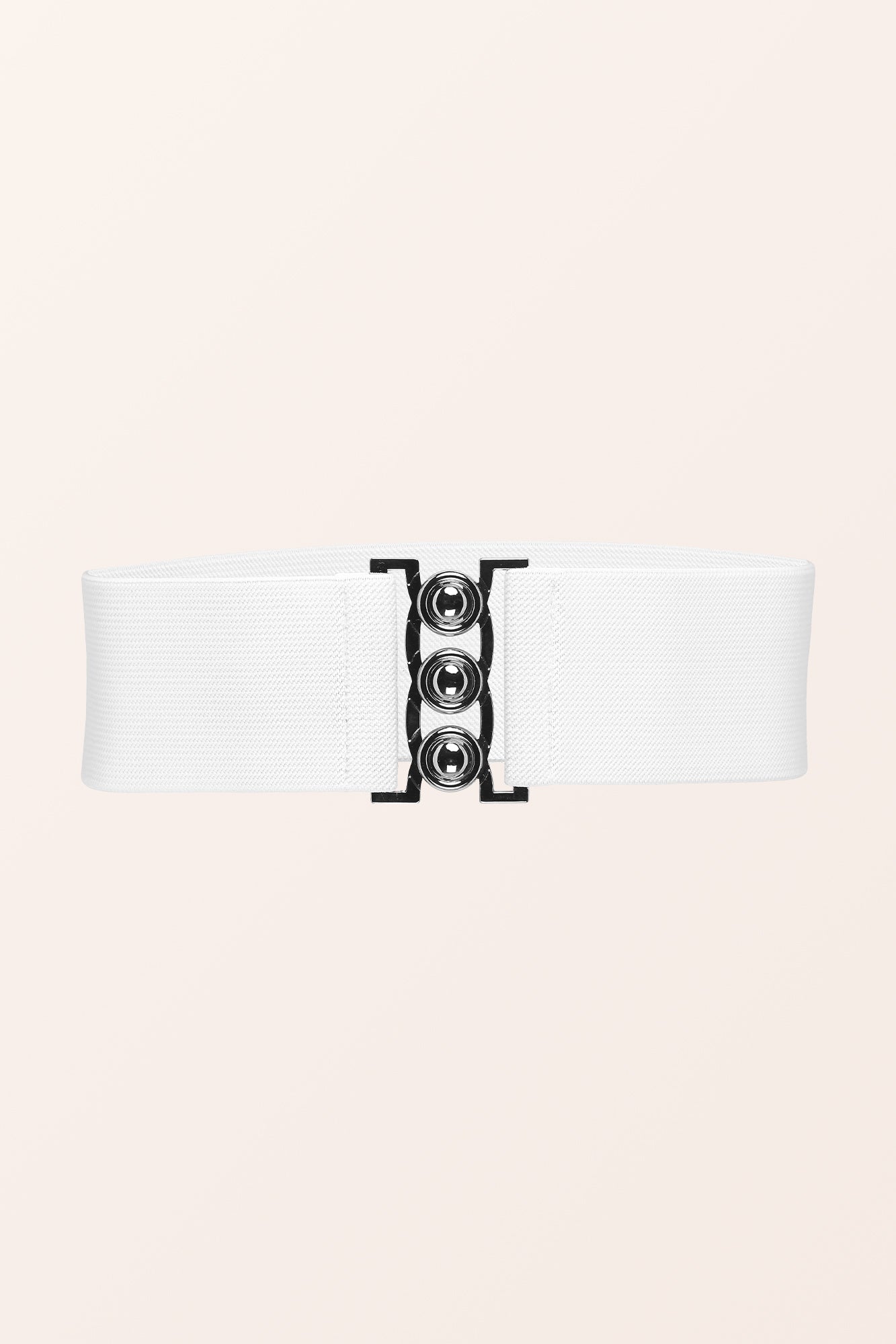 white dress belt womens Wide Elastic Waist Cinch Stretch Waistband Retro Clasp Buckle Belt