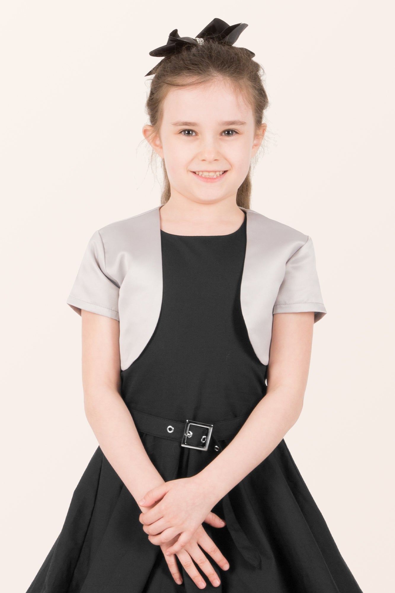 Childrens silver bolero on sale cardigan